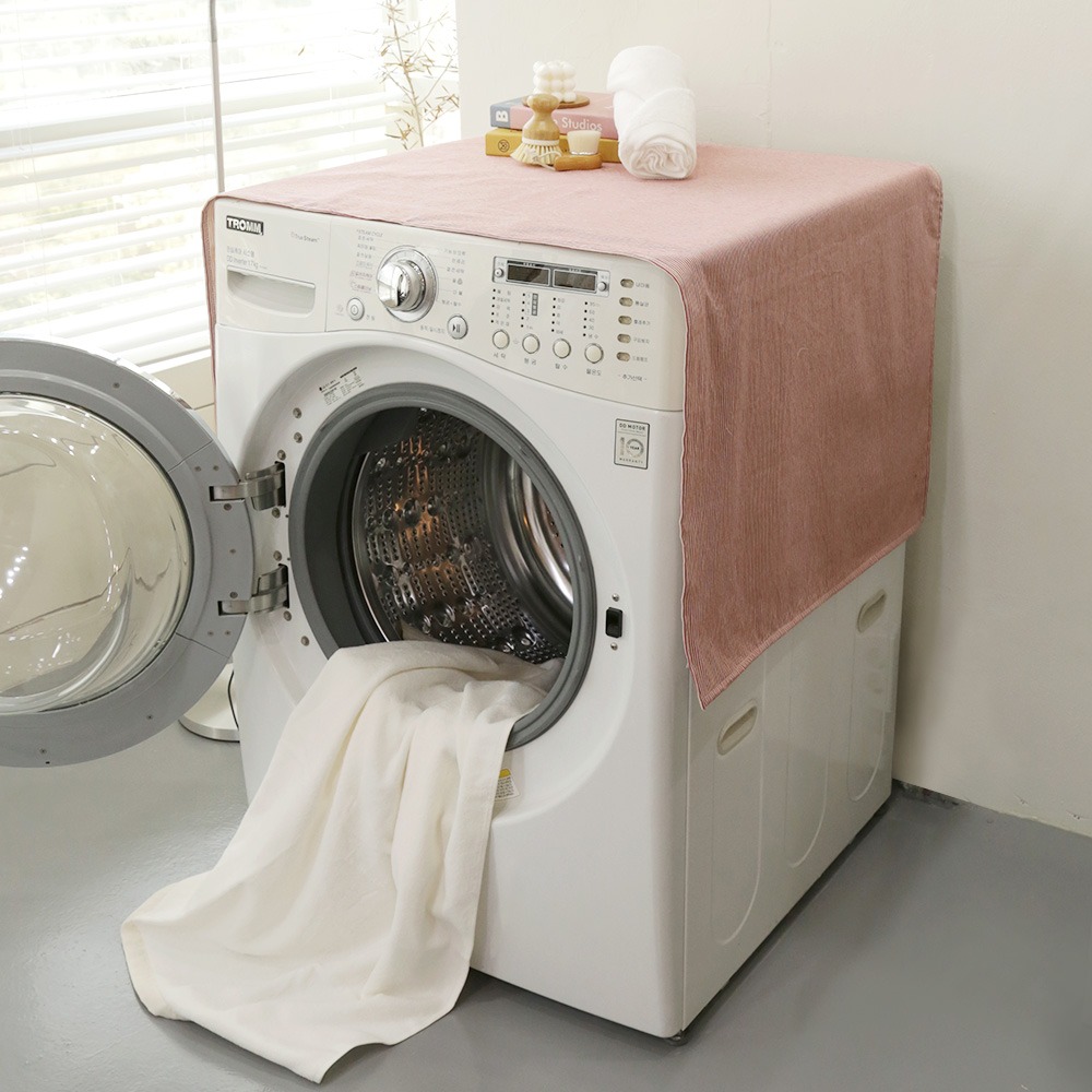 에브리데이 스트라이프 미끄럼방지 논슬립 세탁기커버 (2size)